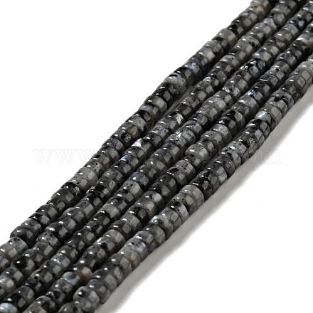 Натуральные нити бус из ларвикита G-D474-01-1