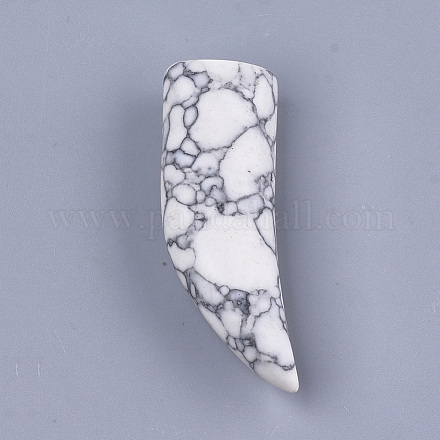 Синтетические бирюзовые бусины TURQ-T003-19B-1