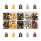 PH PandaHall 5 Color 6mm Coil Cord Ends 150pcs Leather Cord Ends Terminators End Tip Bead Caps for Leather Cord Bracelets Necklace Jewelry Making