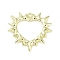 Rack Plating Alloy Pendants, Cadmium Free & Nickel Free & Lead Free, Heart, Golden, 26.5x28.5x3.5mm, Hole: 1.8mm