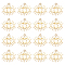 SUNNYCLUE 1 Box 50Pcs Evil Eye Charms Evil Eye Metal Charm Hollow Gold Evil Eyes Charms Lucky Charms for Jewelry Making Charm Women Adults DIY Necklace Earrings Bracelet Keychain Crafts Supplies