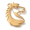 201 Stainless Steel Pendants, Horse Charms, Golden, 17.5x15.5x1mm, Hole: 1.5mm