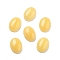 Natural Yellow Jade Cabochons, Oval, 16x12x5mm