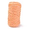 Cotton String Threads, for DIY Crafts, Gift Wrapping and Jewelry Making, Light Salmon, 3mm, about 150m/roll