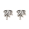 Tibetan Style Alloy Beads, Cadmium Free & Lead Free, Tree, Antique Silver, 13x13x3mm, Hole: 1.2mm, about 833pcs/1000g