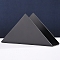 Stainless Steel Vertical Napkin Holder, Triangle Shape Paper Towel Holder for Cafe Hotel Western Restaurant, Gunmetal, 45x170x86mm