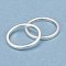 Brass Linking Rings, Long-Lasting Plated, Round Ring, 925 Sterling Silver Plated, 12x1mm, Inner Diameter: 10mm