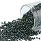 TOHO Round Seed Beads, Japanese Seed Beads, (89) Metallic Moss, 15/0, 1.5mm, Hole: 0.7mm, about 3000pcs/10g