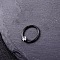 316L Stainless Steel Micro Pave Cubic Zirconia Hoop Nose Rings, Ring, Inner Diameter: 10mm, Pin: 1.2mm