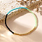 Colorful Glass Seed Round Beaded Stretch Bracelets for Women, Mixed Color, Inner Diameter: 6-7/8 inch(17.5cm)