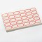 Label Paster, Red, 29x45mm, 30pcs/paper, Paper: 272x169mm, 48paper/bag