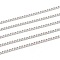 Tarnish Resistant 304 Stainless Steel Curb Chains, with Spool, Unwelded, for Jewelry Making, Stainless Steel Color, 3x2x0.6mm, about 82.02 Feet(25m)/roll