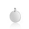 Anti-Tarnish 304 Stainless Steel Pendants, with Jump Ring, Manual Polishing, Flat Round Charm, Stamping Blank Tag, Stainless Steel Color, 12x1mm, Hole: 3.5mm