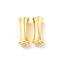 Brass Beads, Cadmium Free & Nickel Free & Lead Free, Tube, Real 18K Gold Plated, 9x4mm, Hole: 1mm
