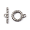 Non-Tarnish 304 Stainless Steel Toggle Clasps, Ring, for DIY Jewelry Making, Stainless Steel Color, Ring: 18.8x14.8x2.8mm, Bar: 21x6.5x2.8mm, Hole: 2mm