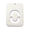 Non-Tarnish 304 Stainless Steel Pendants, Rectangle with Alphabet, Hollow, Letter.O, 32x22x1mm, Hole: 1.5mm