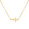 925 Sterling Silver Cross Pendant Necklaces, Cable Chains