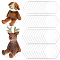 40Pcs 2 Styles Hexagon Transparent Acrylic Display Bases, for Miniatures, Models and Garage Kits, Clear, 2.5~2.75x2.8~3.2x0.2cm, 20pcs/style