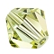 Preciosa® Crystal Beads, Czech Crystal, Bicone(451 69 302 Rondelle), 80100 Jonquil, 5mm, Hole: 1mm