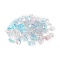 DIY Baroque Jewelry Making Finding Kit, Including Transparent Gradient Acrylic Charms and Beads, Mixed Shapes, Deep Sky Blue, 9~40x10~33x3~12mm, Hole: 1~3mm, 1111pcs/500g