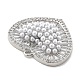 Латунные микро проложить кубического циркония подвески KK-L228-09P-2