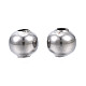 Круглые бусины из нержавеющей стали марки 304 STAS-TAC0004-6mm-P-2