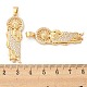 Латунные микро проложить кубического циркония подвески KK-P250-26G-3