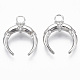 Латунные микро проложить кубического циркония подвески KK-R130-025B-NF-1