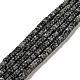 Натуральные нити бус из ларвикита G-D474-01-1