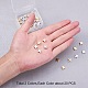 Латунные бусины KK-PH0034-73-WH-3