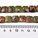 Природные Unakite бисер нитей G-T138-158-5