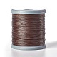 Вощеный шнур полиэстера YC-E002-0.8mm-B836-1