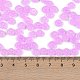 Стеклянные бусины прозрачных цветов SEED-P008-01B-04-4