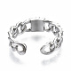 Латунные кольца из манжеты с прозрачным цирконием RJEW-S045-011P-NR-4