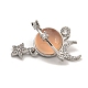 Латунные микро проложить кубического циркония подвески KK-U035-31P-3