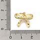 Стойка из латуни с АБС-пластиком и жемчужными подвесками X-KK-G500-13G-3