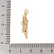 Латунные микро проложить кубического циркония подвески KK-E111-39G-01-3