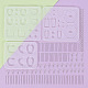 2 шт. 2 стильные силиконовые Молды для подвесок PW-WG53634-01-1