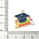 Подвески из сплава с эмалью на тему выпускного ENAM-G226-01C-4