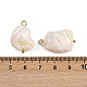 Подвески из натуральных ракушек STAS-D378-30G-3