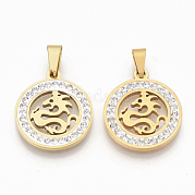 201 филигранный кулон из нержавеющей стали STAS-N089-44G