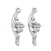 Латунные микропаве прозрачные подвески с фианитом KK-H460-27P