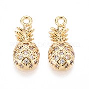 Латунные микро проложить кубического циркония подвески KK-T074-83G