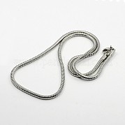 Ожерелье из цепочки-елочки для мужчин NJEW-F027-16-3mm