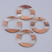 Подвески из смолы и ореха RESI-R428-02C