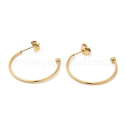 Серьга-гвоздик из нержавеющей стали 304 EJEW-H134-02B-G