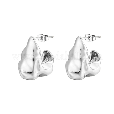 Серьги-гвоздики из нержавеющей стали 304 BB5836-2-1