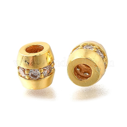 Латунные микропаве из прозрачного кубического циркония KK-XCP0001-93G-1