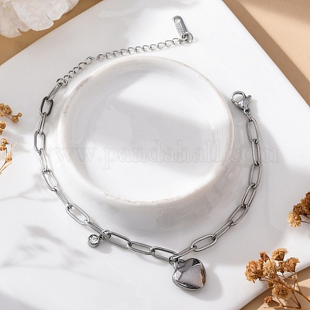 Браслеты с подвесками из нержавеющей стали 304 STAS-D152-01P-1