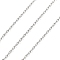 10M Brass Cable Chains, Soldered, Cadmium Free & Nickel Free & Lead Free, with Spool, Platinum, 2.2x1.4x1.4mm